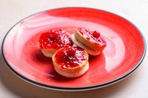 Foie Bite with Raspberry Jam