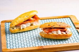 Bocatín Artesano 50gr Chicken Strips, Bacon and Mayonnaise