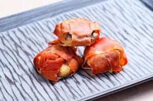 Mushroom Wraps with Serrano Ham