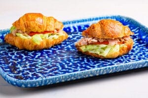 Artisan Croissant Mini Lettuce, Tomato, Olives and Tuna